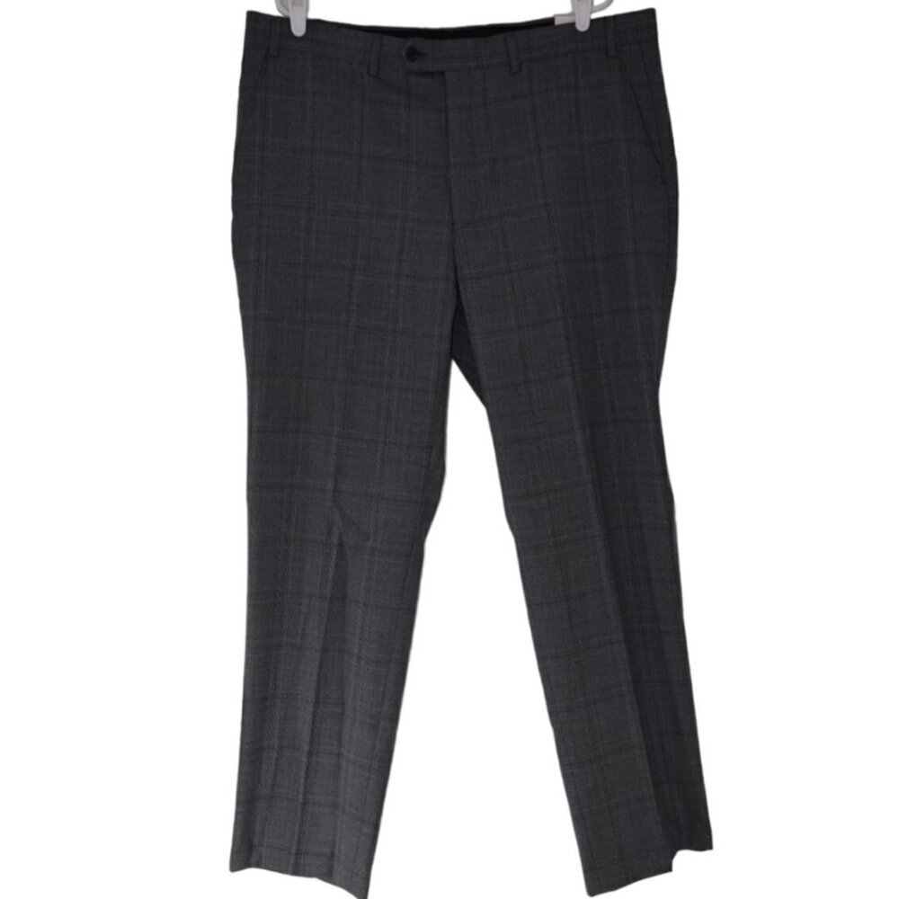LAUREN RALHP LAUREN, Wool laine and polyester dress pants, gray color, size 40W
